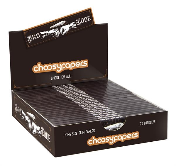 Choosypapers King Size Slim Zigarettenpapier Bro Code Papers